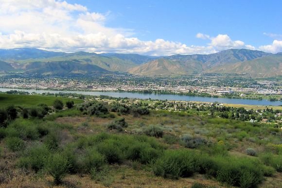 Confluence of the Columbia & Wenatchee Rivers