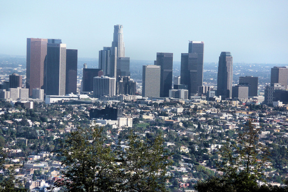 Downtown from Griffith Park